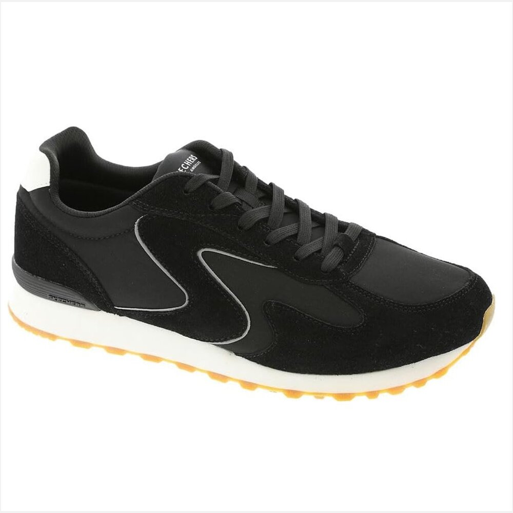 Skechers Street OG 85 Fresh & Kewl Black & White Sneaker Shoes Men US 11